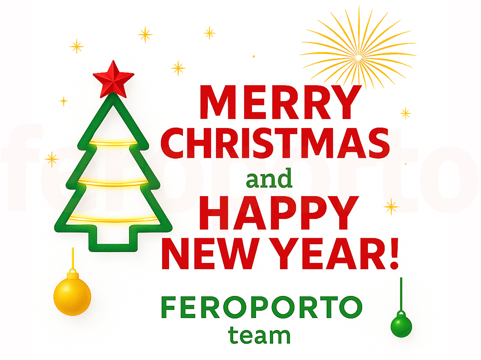 Crăciun fericit și un An Nou 2026 plin de bucurii!